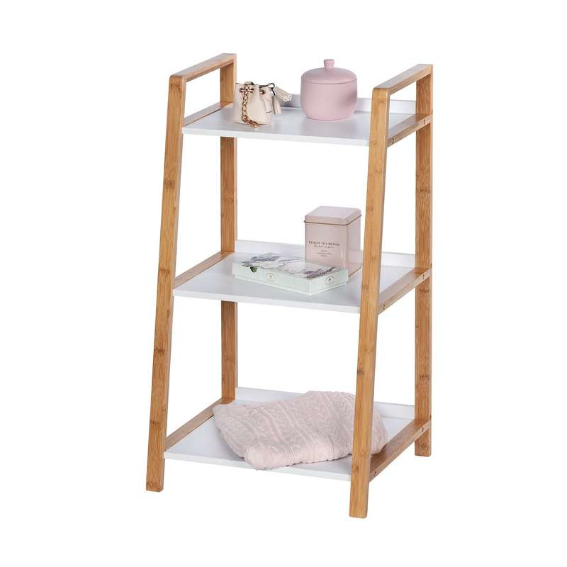 Wenko 3-Tier Shelving Unit  - Finja - Bamboo