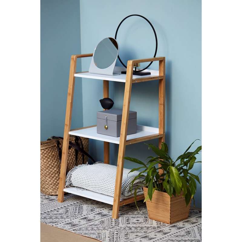 Wenko 3-Tier Shelving Unit  - Finja - Bamboo