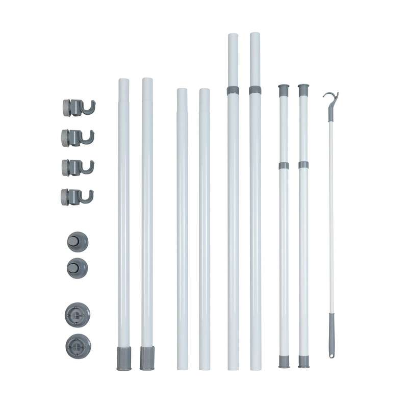 Wenko Clothing Organizer - Adjustable Telescopic System - Herkules - Basic - Grey