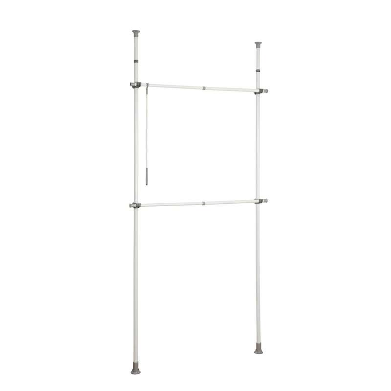 Wenko Clothing Organizer - Adjustable Telescopic System - Herkules - Basic - Grey