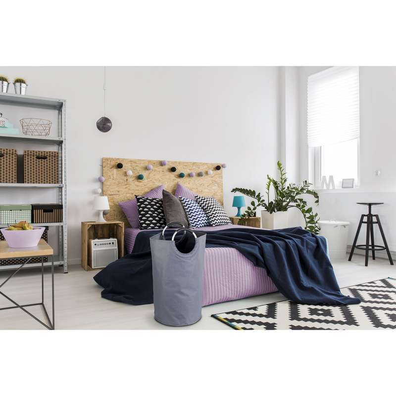 Laundry Basket 69 L Jumbo Anthracite