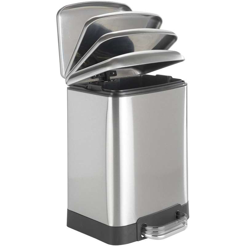 6 L Pedal Bin Studio Stainless Steel