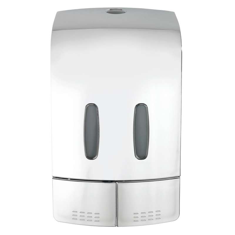 2 Chamber Disinfectant/Soap Dispenser Tartas Chrome