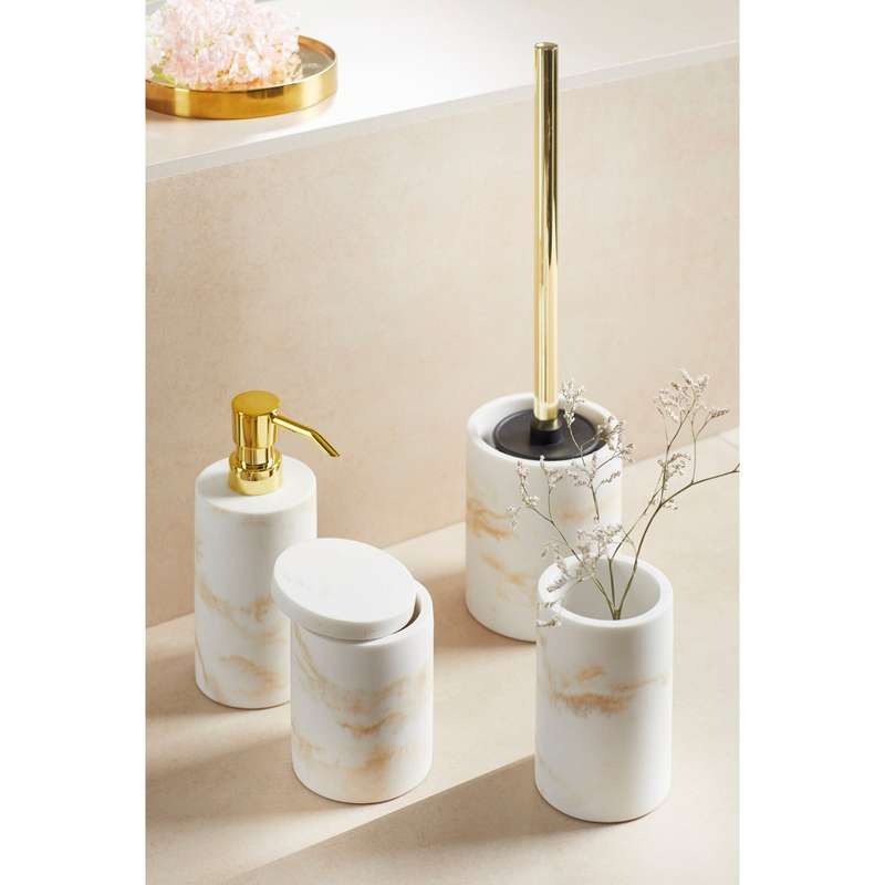 Toilet Brush Odos Range Polyresin White