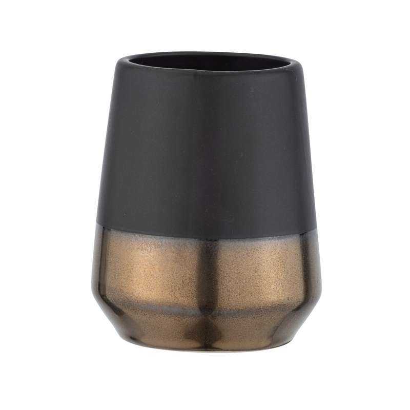 Toothbrush Tumbler Brandol Ceramic Black