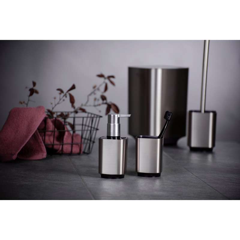 Toilet Brush Auron Range Plastic Silver