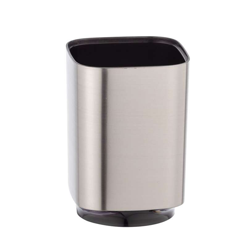 Toothbrush Tumbler Auron Range Plastic Silver