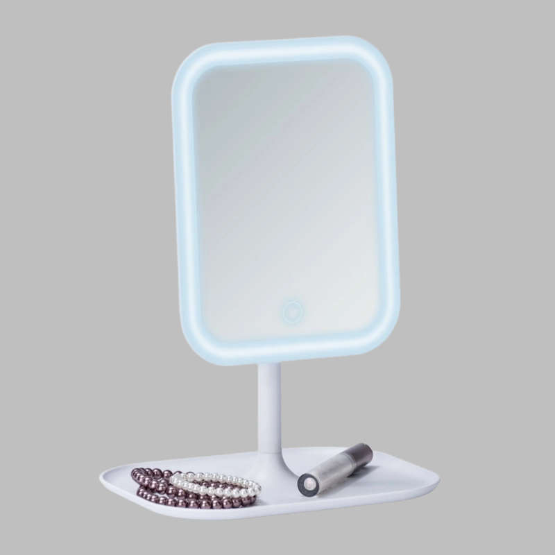 Led Illuminating Standing Cosmetic Mirror Bertiolo