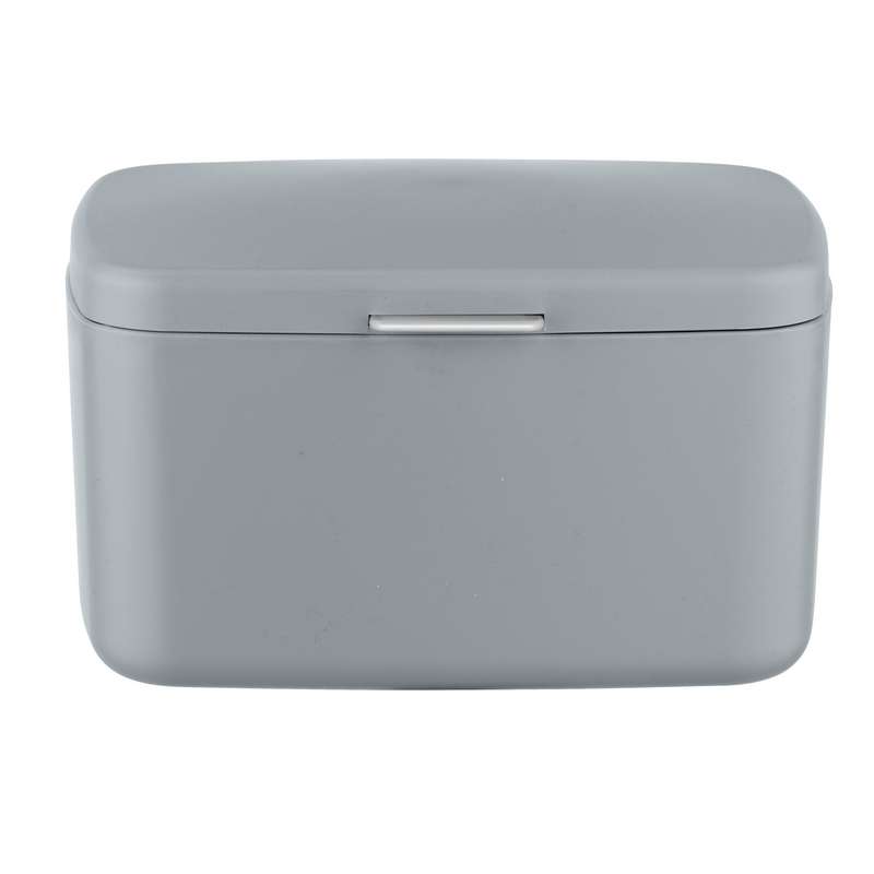 Wenko Bathroom Storage Box - Barcelona - Grey - Unbreakable - 16X11X19Cm