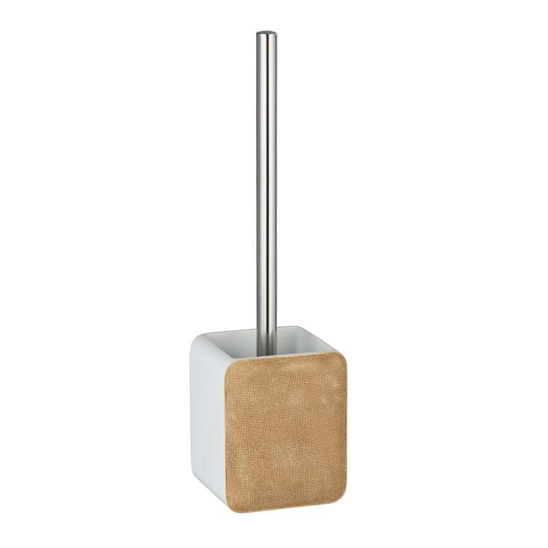 Toiletbrush Ambila Polyresin Beige
