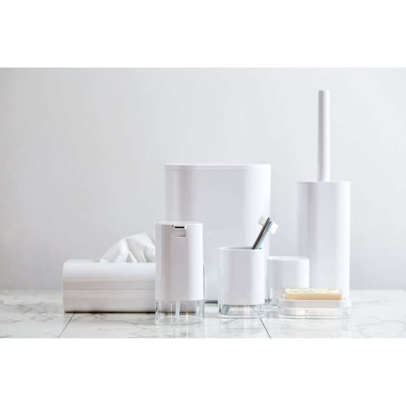 Wenko Soap Dish - Oria Range - White & Clear