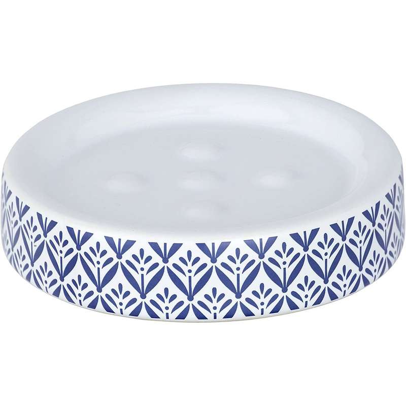 Wenko Soap Dish  Lorca Range  Blue - Ceramic