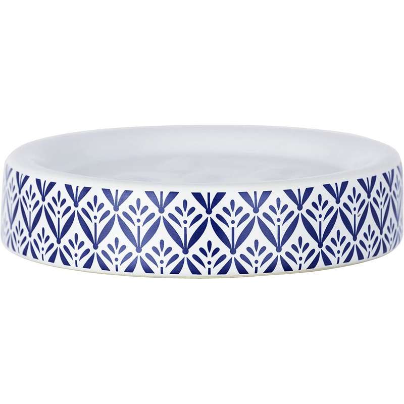 Wenko Soap Dish  Lorca Range  Blue - Ceramic