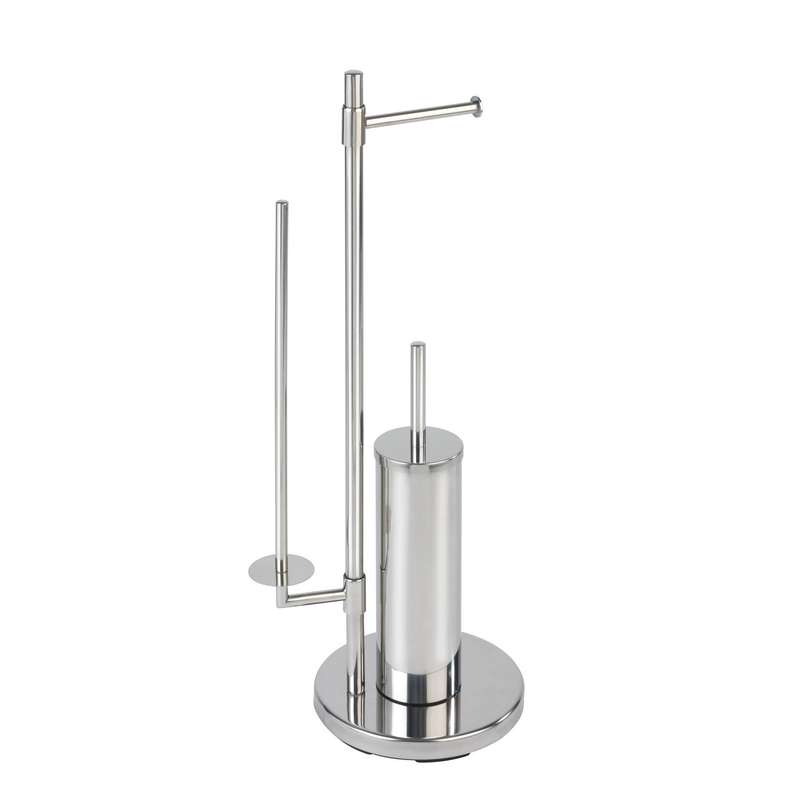 Freestanding Toilet Brush & Roll Holder Universalo Neo Stainless Steel