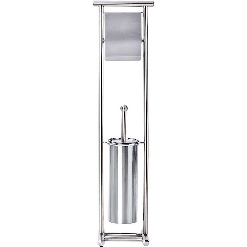 Wenko Freestanding Toilet Brush & Roll Holder - Lioni