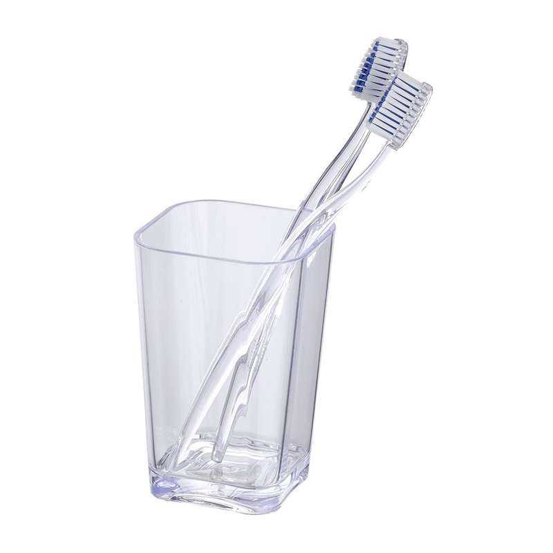 Wenko Toothbrush Tumbler - Candy Range - Transparent
