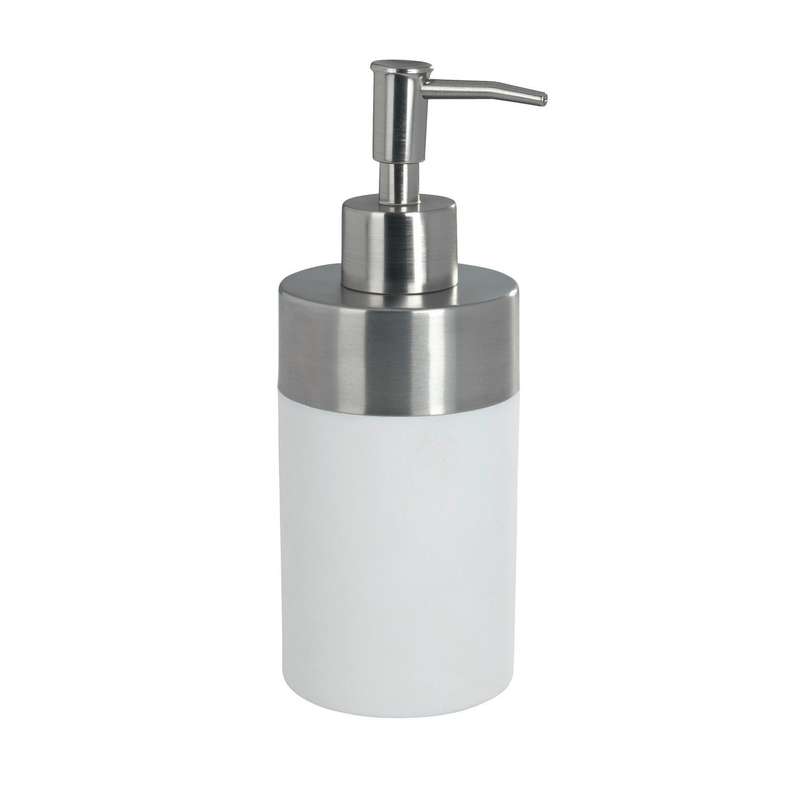 Soap Dispenser Creta Range Steel & Plastic White