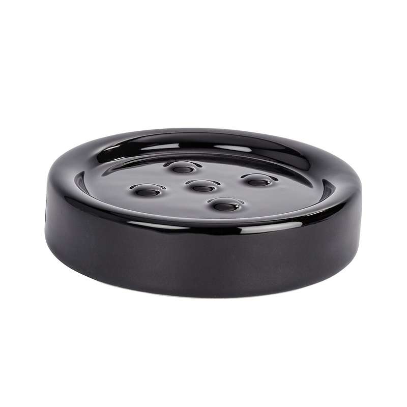 Soap Dish Polaris Range Black Ceramic