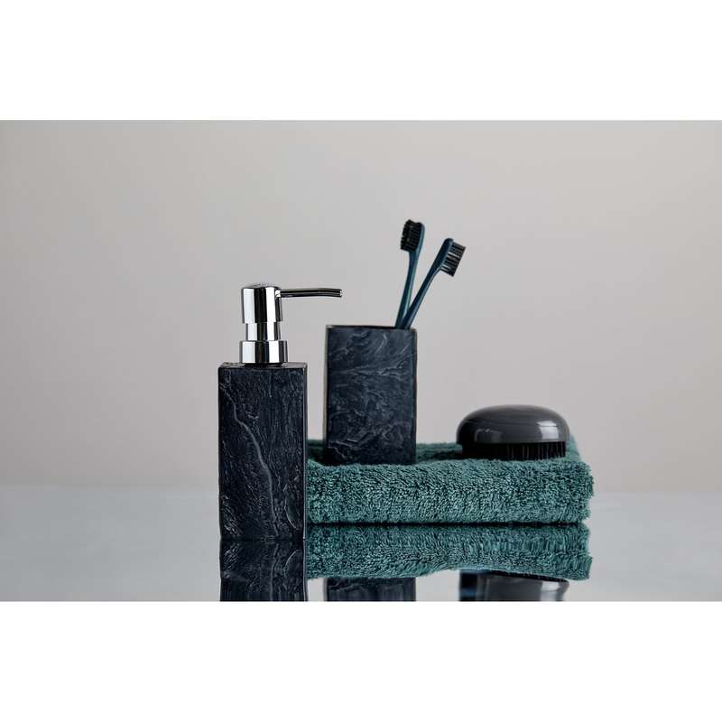 Toothbrush Tumbler Slate Rock Range Polyresin Anthracite