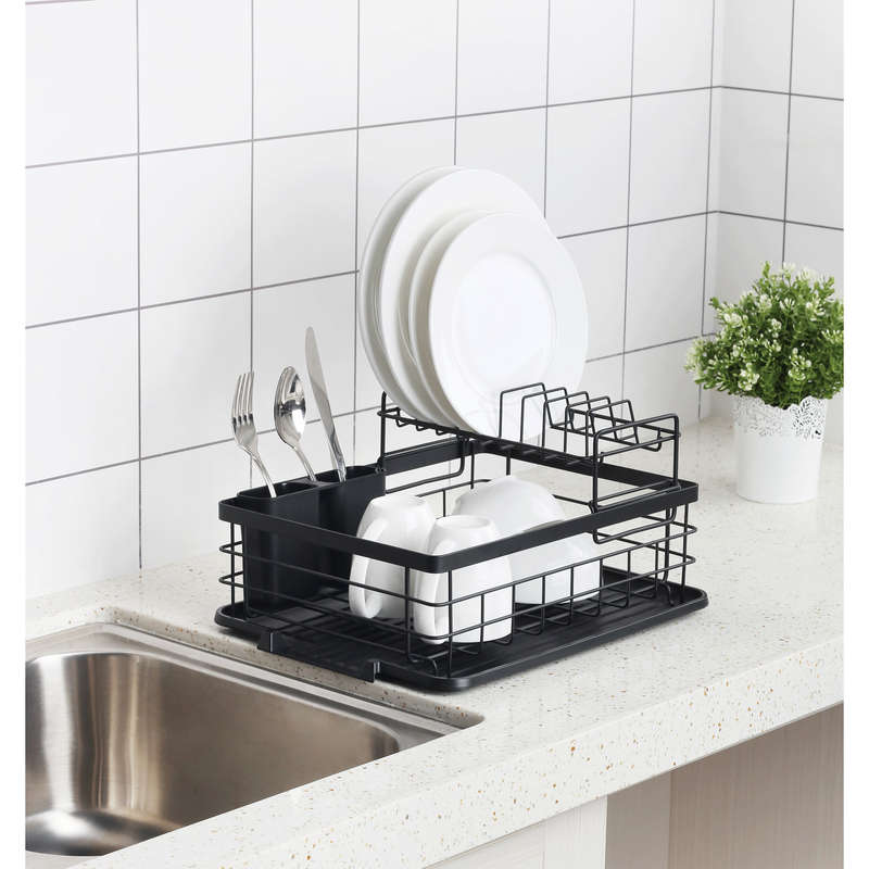 Dish Drainer 2 Tier Catania 401 Matt Black