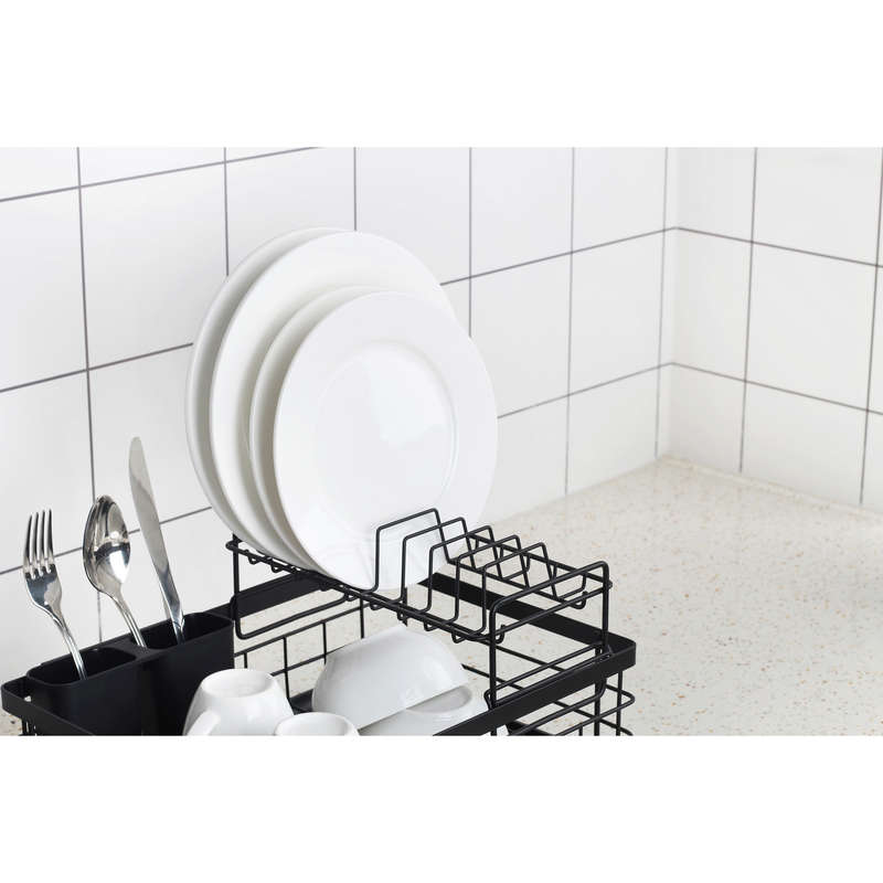 Dish Drainer 2 Tier Catania 401 Matt Black