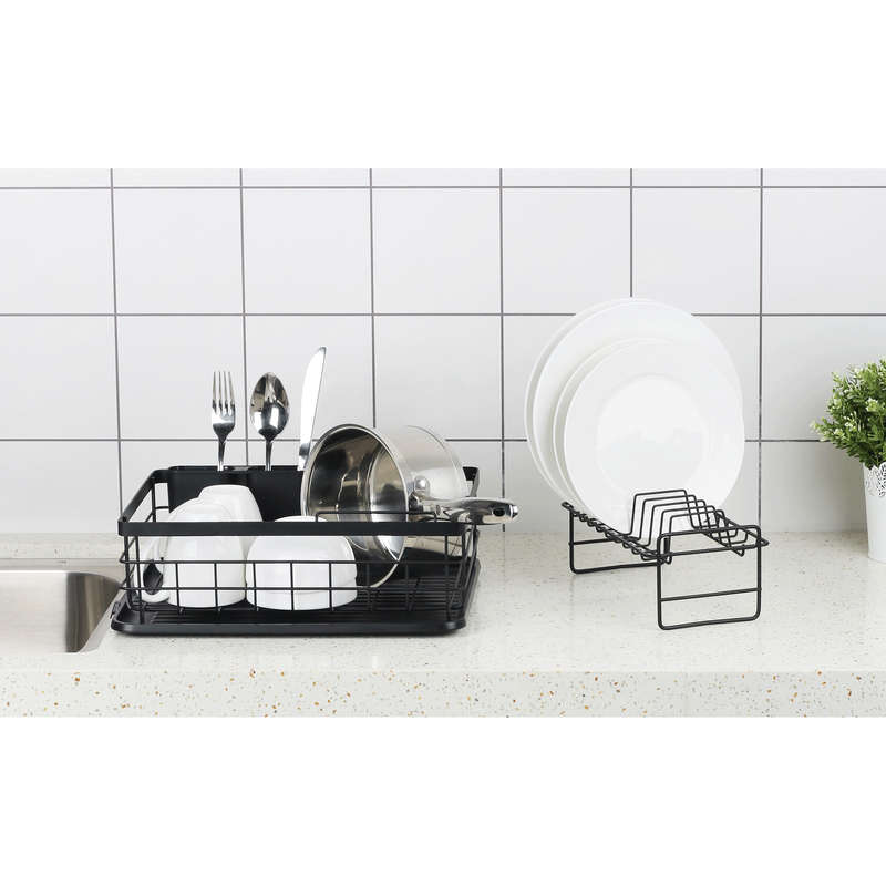 Dish Drainer 2 Tier Catania 401 Matt Black