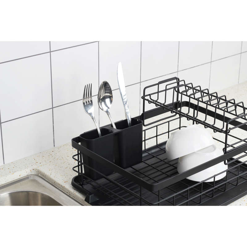 Dish Drainer 2 Tier Catania 401 Matt Black