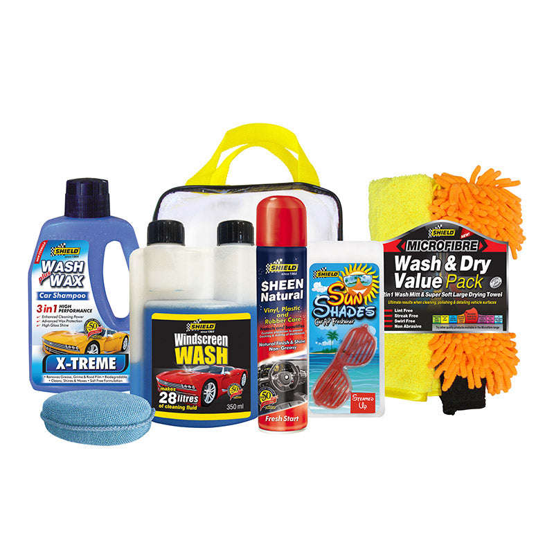 Shield Wash N Shine Kit 6 Piece