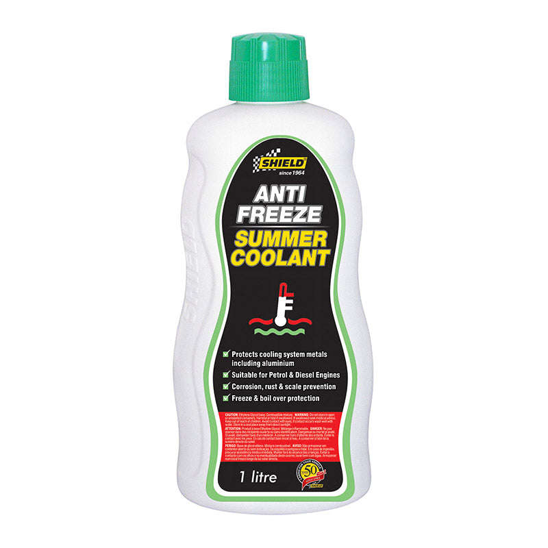 Shield Anti Freeze Summer Coolant 50% Yellow 1 L