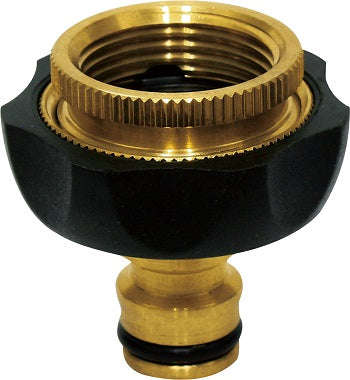 Aqua Fitt Brass Tap Adaptor (3/4 1)