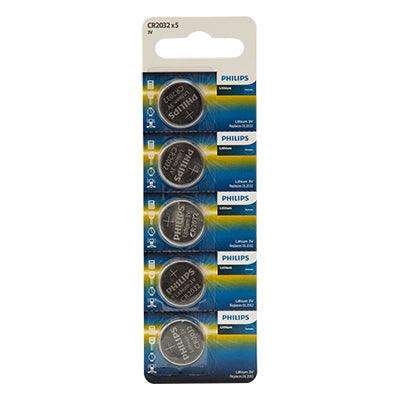 Philips Cr2032 Lithium Coin Battery 3 V 5 Blister