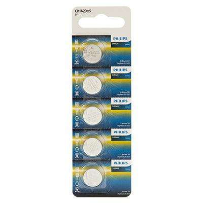Philips Cr1620 Lithium Coin Battery 3 V 5 Blister