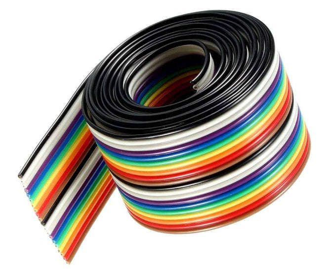 Flat Ribbon Cable Colour 10 W 61 M/Roll Awg28 10 C