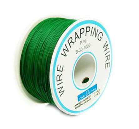 Wire Wrapping Wire Awg30 Green 193m/Reel Dm 30 1000 Green