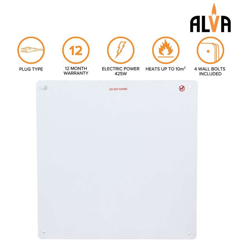 Wall Panel Heater 60x60cm Infrared