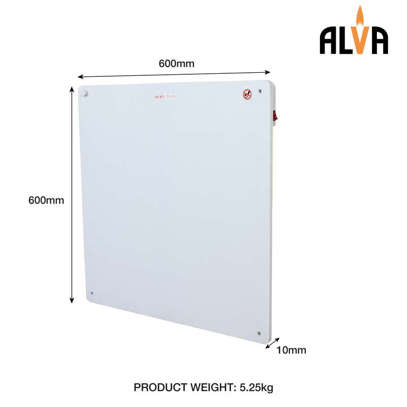 Wall Panel Heater 60x60cm Infrared
