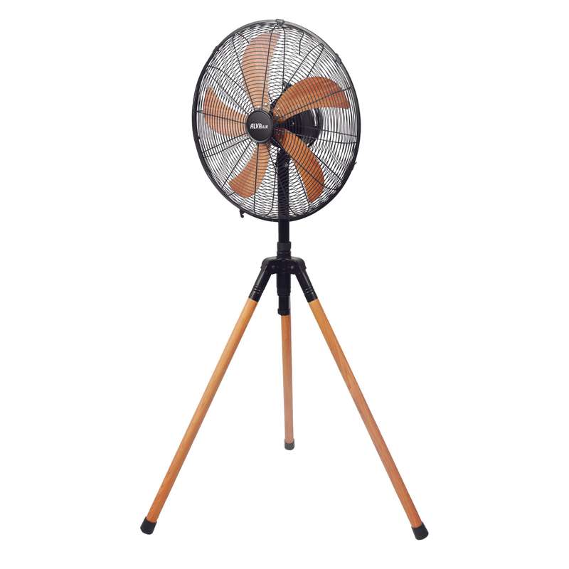 40cm Tripod Fan (Wood Look Finish)