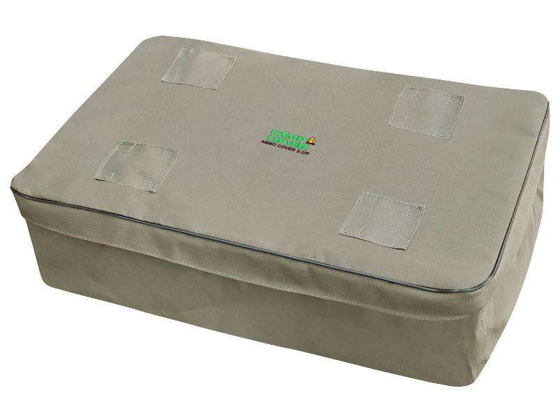 Camp Cover Ammunition 2-Up Box Cover Khaki