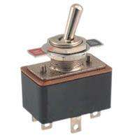 Large Toggle Switch Dpdt On On + On Off Plate B063
