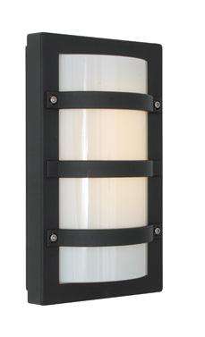 Trio Bulkhead 176mm Black 1x E27
