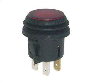Push Button Switch Rnd 240 Vac 6 A Rd Spst Latching B1315 Rd