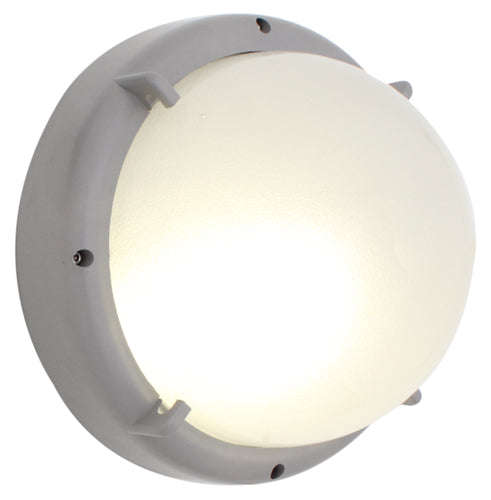 ***Round Plastic Plain Bulkhead E27 1x100w