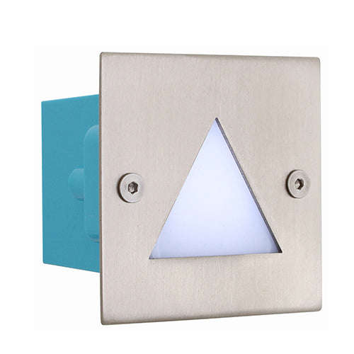 ***Triangle Foot Light S/Chrome Led
