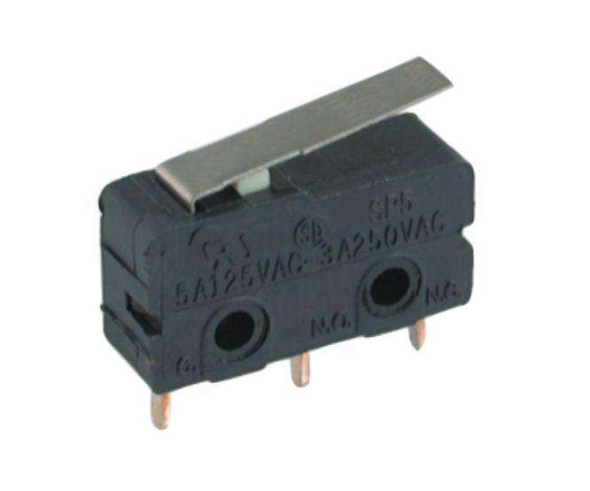Mini Micro Limit Switch Spdt Lever L=14 Pcb Pins B175 Bp (125 V3 A)