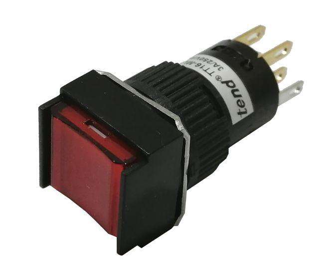 Push Button Ill Red Mom 2x No/Nc 24 V B18493 Bc