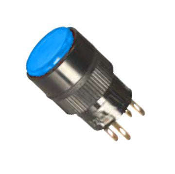 Push Button Round Illuminated Violet N/O 24 V B18561 C Bl