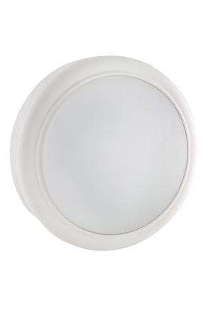 Round Bulkhead 180mm White Led 1x15w