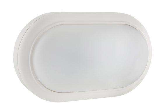 Oval Bulkhead 221mm White Led 1x15w