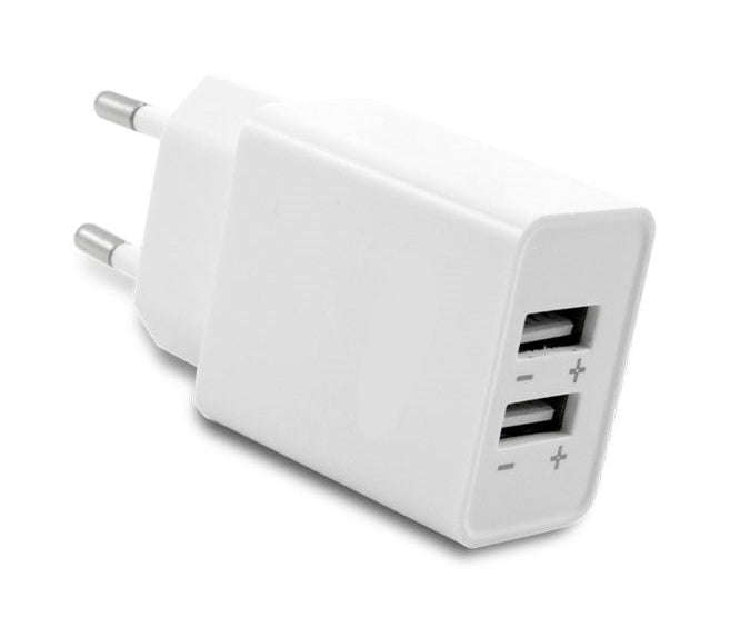 Dual Usb Charger / Psu W/M I=220 O=2x5 V 2.4 A A92624 Ew