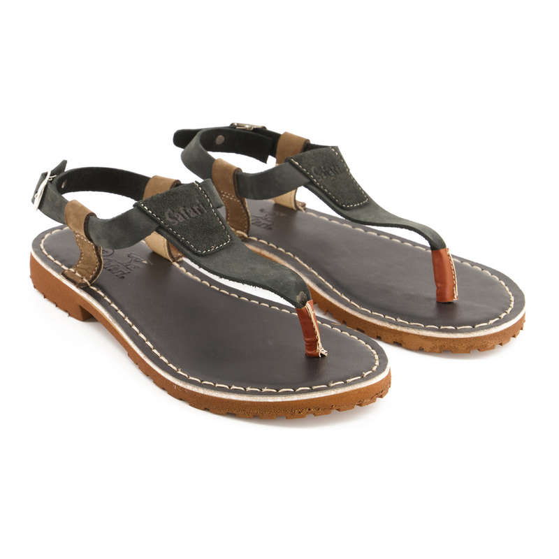 Bata Safari Quest Ladies Black/Brown Size 4
